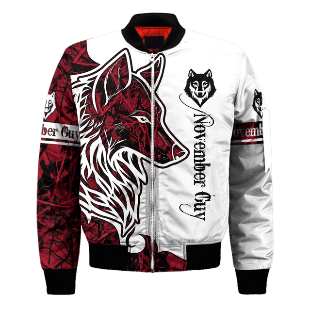 November Wolf 3D All Over Printed Shirts Pi112071