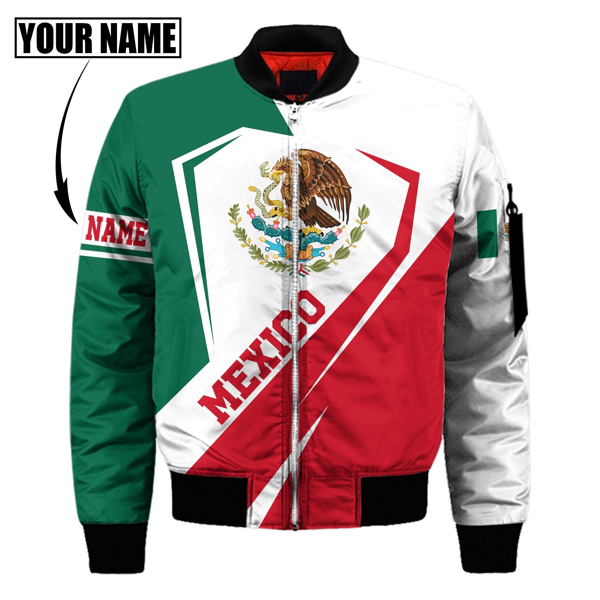 Mexico Hoodie Persionalized 3D All Over Printed Shirts