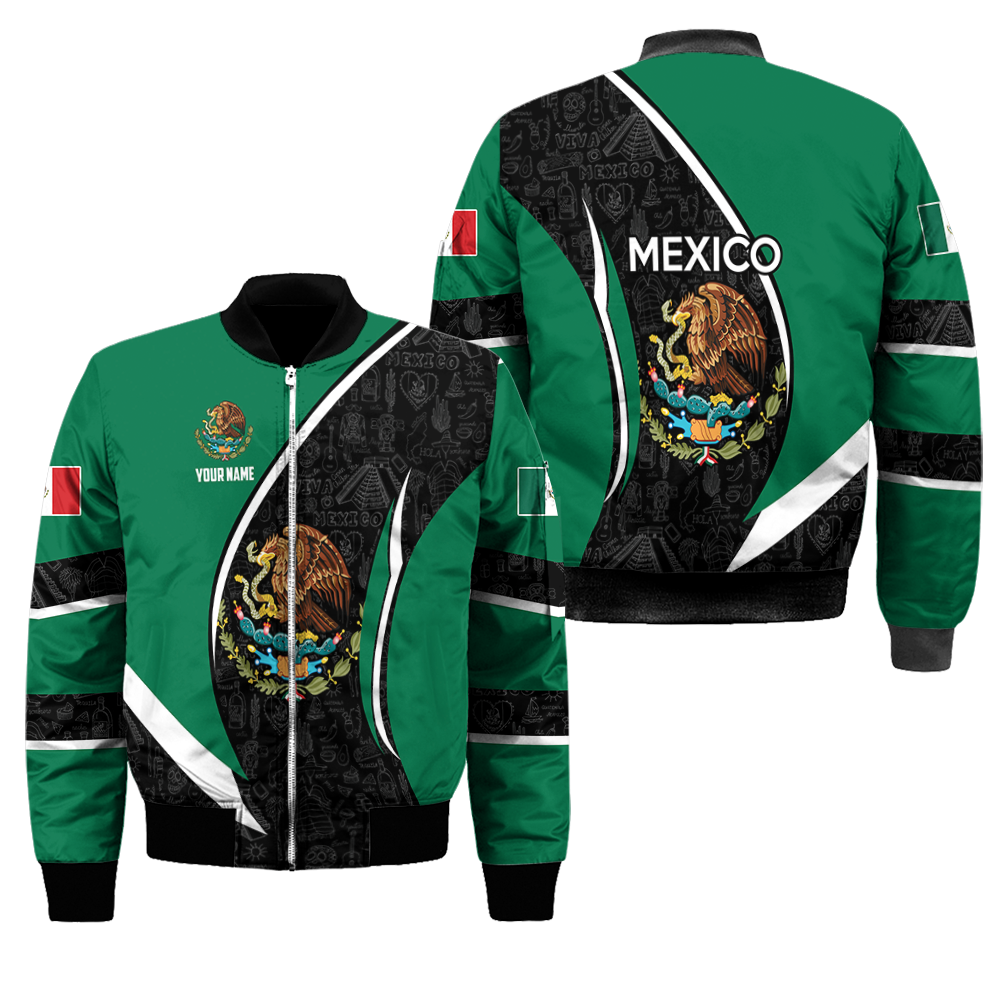 Persionalized Mexico 3D All Over Printed Unisex Hoodie