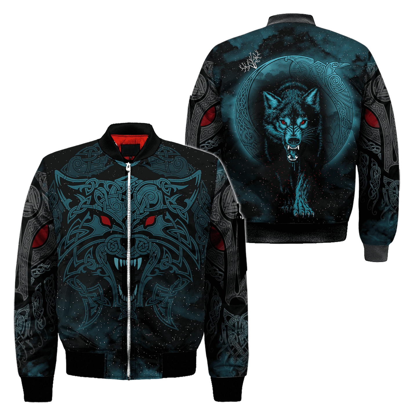 Wolf Viking 3D All Over Printed Unisex Shirts