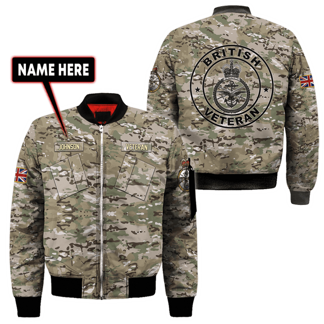 Custom Name XT British Armed Forces 3D Printed Shirts