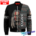 Customized Name Native American 3D All Over Printed Unisex Shirts