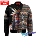 Customized Name Native American 3D All Over Printed Unisex Shirts