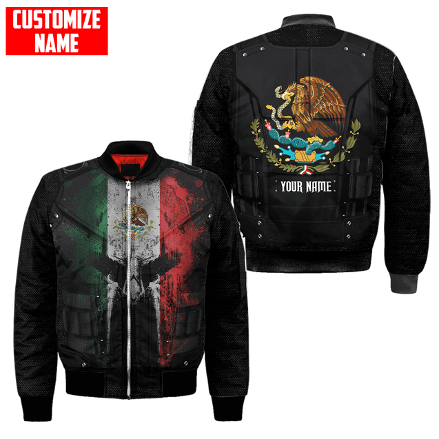 Customized Name Coat Of Arms Mexico 3D All Over Printed Unisex Shirts