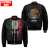 Customized Name Coat Of Arms Mexico 3D All Over Printed Unisex Shirts