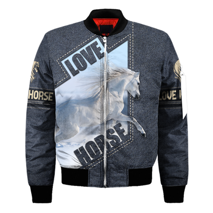 Love Horse  3D All Over Printed Shirts Pi112094XT