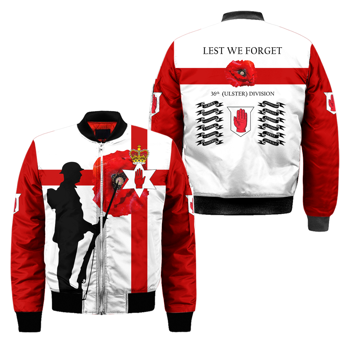 36th Division Remembrance Day Lest We Forget 3D All Over Printed Unisex Shirts