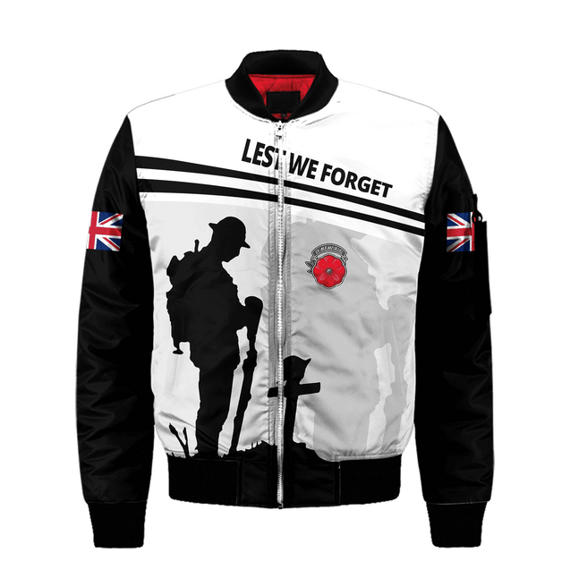 Lest we forget old man UK veteran 3D printed shirts