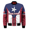 Customize Name Puerto Rico Bomber Jacket For Men And Women