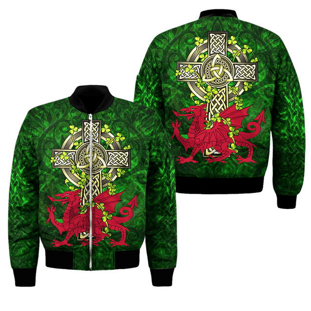 Wales Saint Patrick's Day 3D All Over Printed Shirts For Men And Women TN