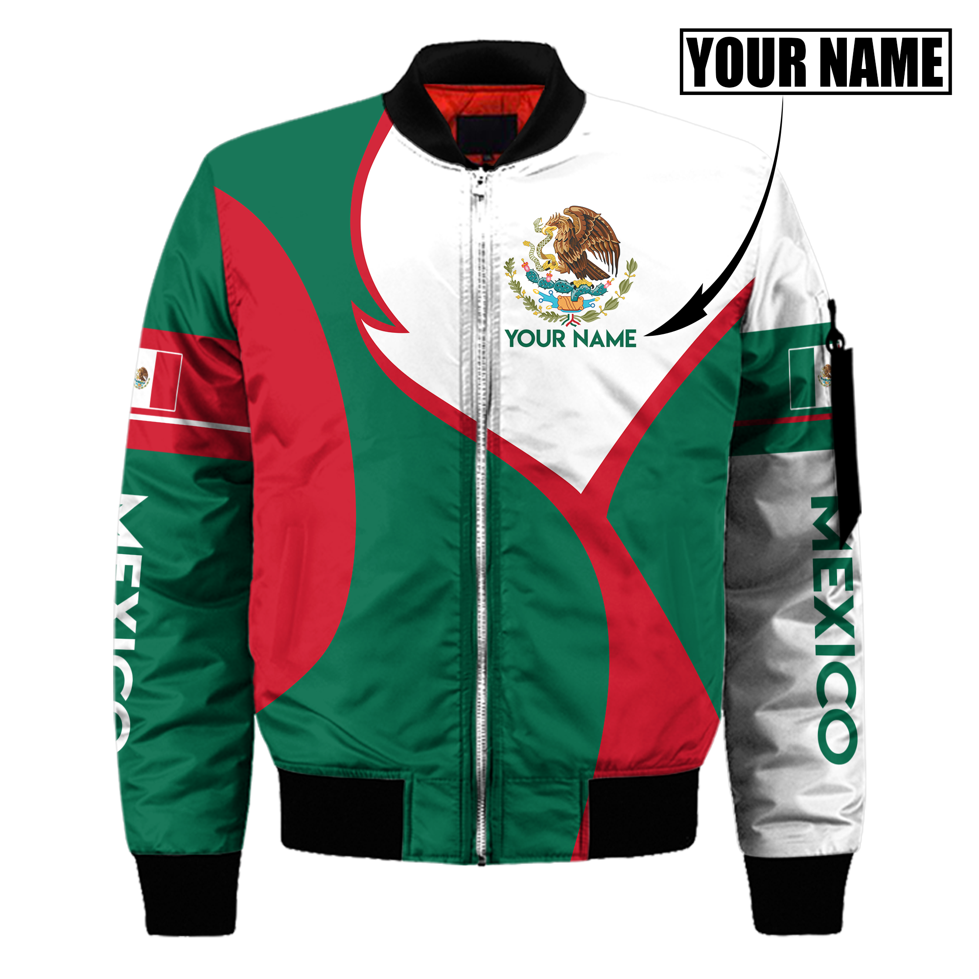Mexico Hoodie Perionalized 3D All Over Printed Hoodie Shirts