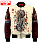 Customized name Native American 3D All Over Printed Unisex Shirts