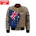 Custom name Anzac day Australia Army 3D printed shirts