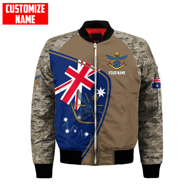 Custom name Anzac day Australia Army 3D printed shirts