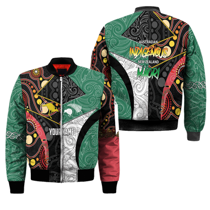 Custom Name Australia Indigenous And New Zealand Maori 3D All Over Printed Unisex