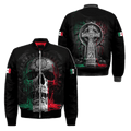 Mexico Skull 3D All Over Printed Unisex Hoodie