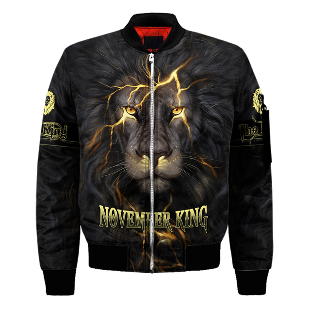 November Lion 3D All Over Printed Unisex Shirts Pi21012111