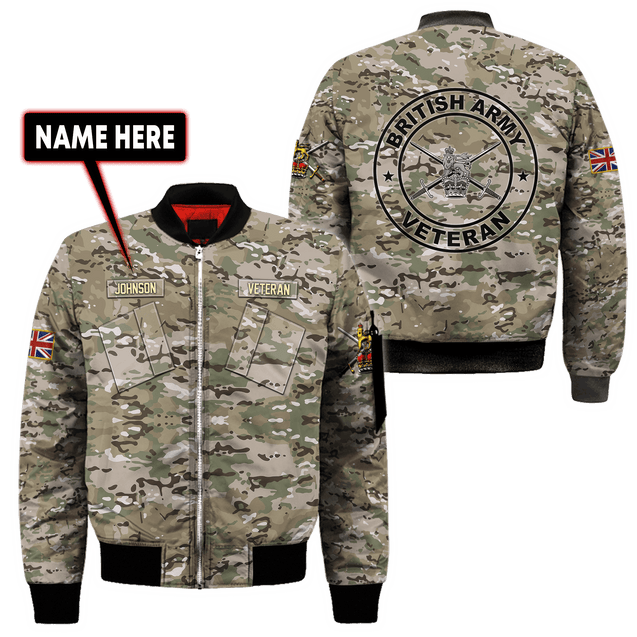 Custom Name XT British Armed Forces 3D Printed Shirts