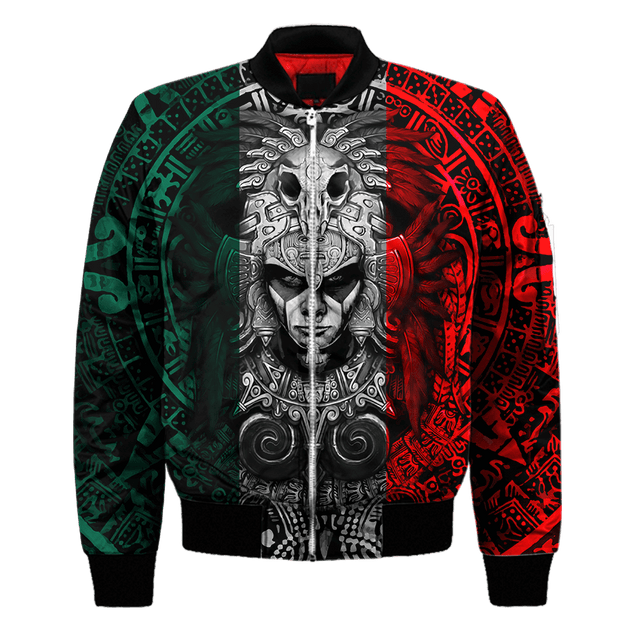 Aztec Warrior Mexico 3D All Over Printed Hoodie