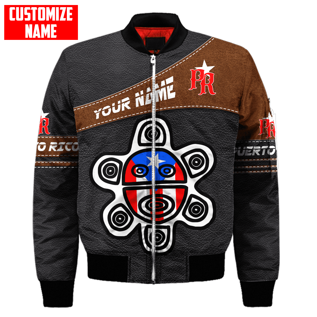 Customize Name Puerto Rico 3D All Over Printed Unisex Shirts