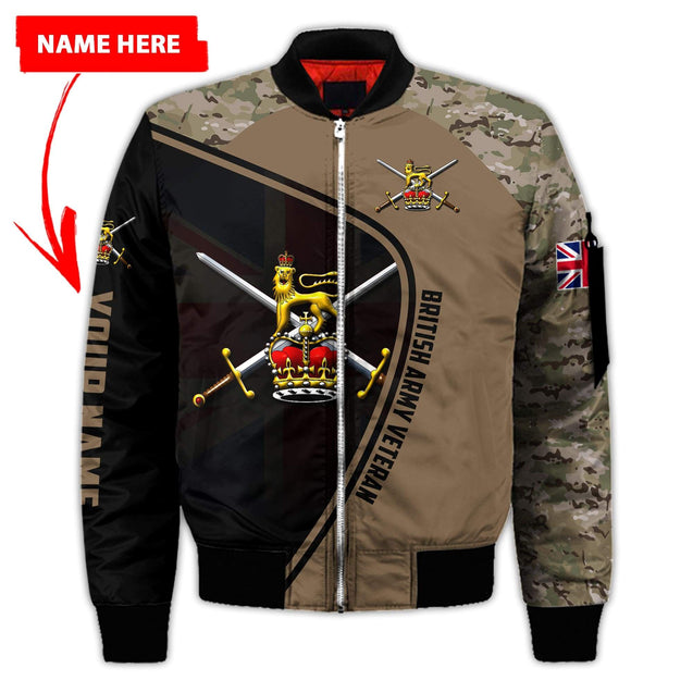 Custom Name XT British Army 3D Printed Shirts