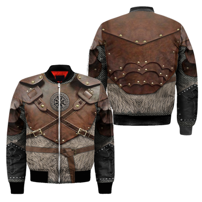 Viking Armor 3D All Over Printed Unisex Shirts