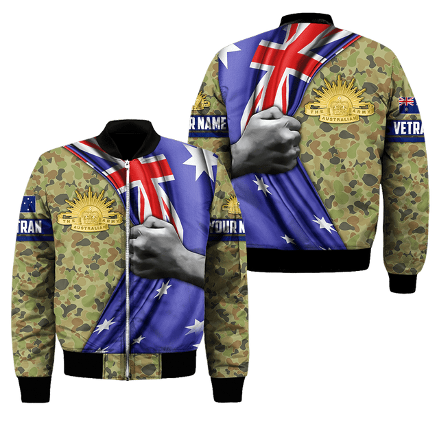 Premium Personalized Australian Army Flag 3D All Over Printed Unisex Shirts TN