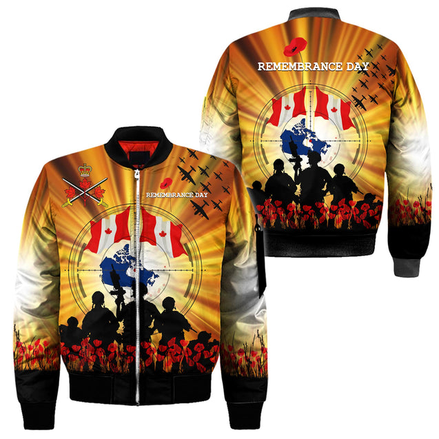 Canada Remembrance Day 3D Printed Shirts Pi01042104