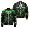 Irish Skull 3D All Over Printed Shirts For Men and Women