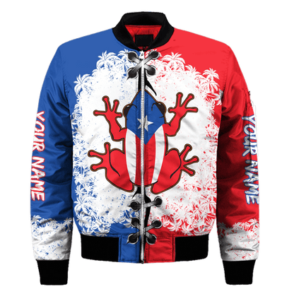 Customize Name Puerto Rico 3D All Over Printed Unisex Shirts