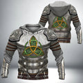 Irish Armor Knight Warrior Chainmail 3D All Over Printed Shirts For Men and Women AM030330-Apparel-TT-Hoodie-S-Vibe Cosy™