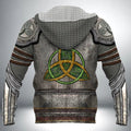 Irish Armor Knight Warrior Chainmail 3D All Over Printed Shirts For Men and Women AM030330-Apparel-TT-Hoodie-S-Vibe Cosy™