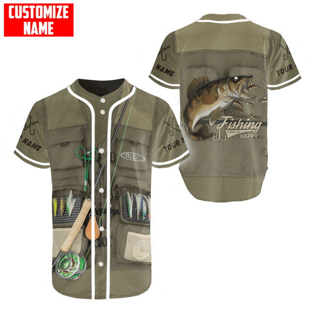 Customized name Fishing 3D All Over Printed Shirts