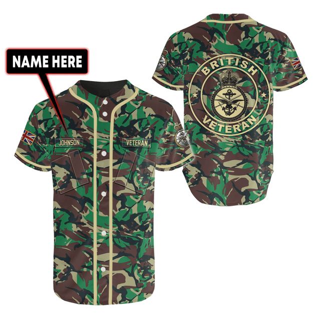 Custom Name XT British Armed Forces 3D Printed Shirts