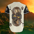 Summer Collection - Lion Ace Spade 3D All Over Printed Unisex Shirts