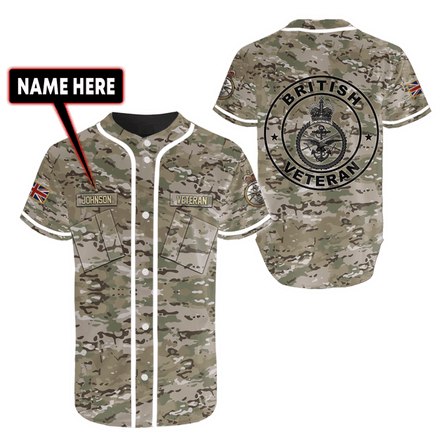 Custom Name XT British Armed Forces 3D Printed Shirts