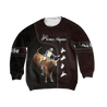 Personalized Name Bullriding 3D All Over Printed Shirts For Kids