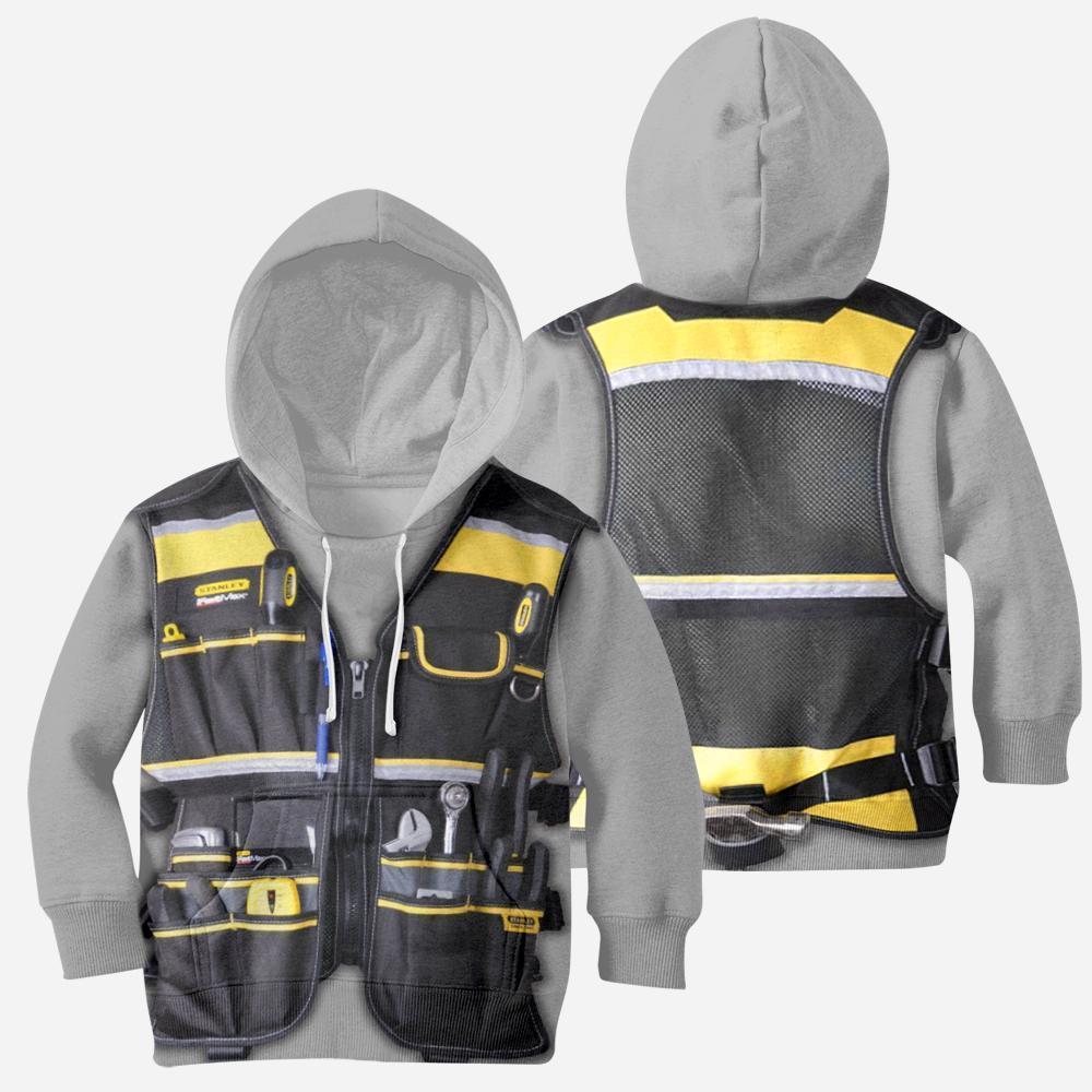 3D All Over Electrican Kids Hoodie-Apparel-HD09-Hoodie-YOUTH XS-Vibe Cosy™