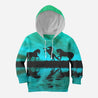 3D All Over Print Kid's Animals Horse Hoodie-Apparel-Phaethon-Hoodie-TODDLER 2T-Vibe Cosy™