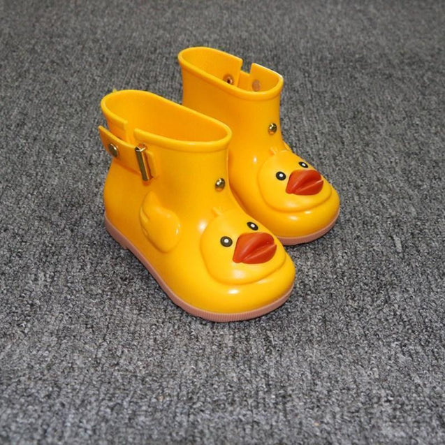 Kids Cute Duck Rain Boots-Boots-Ocean Gadget-Yellow-7-Vibe Cosy™