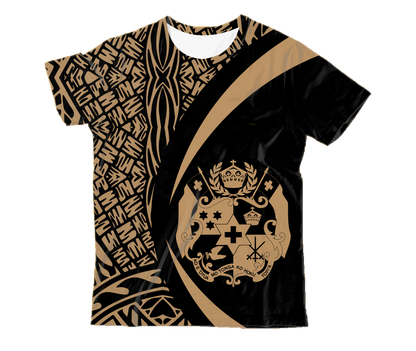 Kid's Tonga Polynesian Hoodie - Circle Style NNK 1227-Apparel-NNK-T-Shirt-TODDLER 2T-Vibe Cosy™