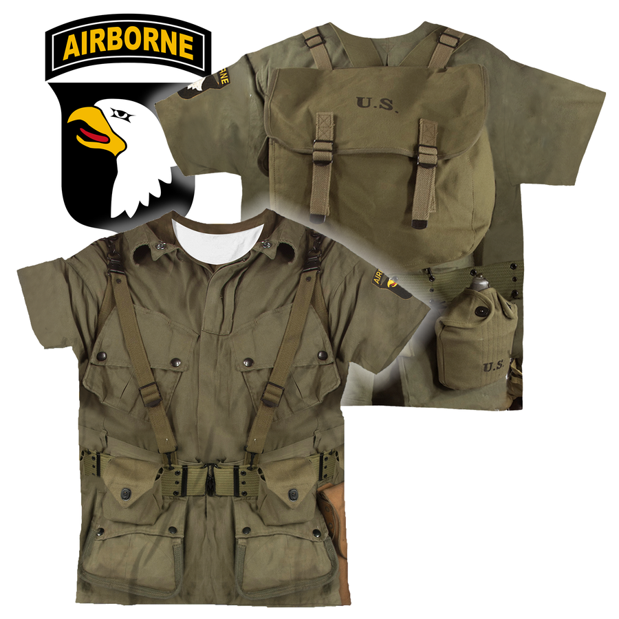 3D All Over Printed WW2 Paratroopers Uniform-Apparel-HP Arts-Hoodie-YOUTH XS-Vibe Cosy™