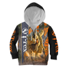 DINOSAUR T-REX 3D ALL OVER PRINTED SHIRTS MP898-Apparel-MP-Kid Zip-up Hoodie-S-Vibe Cosy™