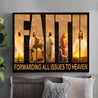 Faith Forwarding All Issues To Heaven 3D Landscape Canvas Poster Wall Art