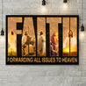 Faith Forwarding All Issues To Heaven 3D Landscape Canvas Poster Wall Art