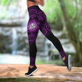 Puerto Rico Combo Hollow Tank Top And Legging Outfit MH02032105