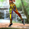 African Women Combo Legging + Tank Top TNA06052103