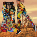 Native American 3D All Over Printed Legging + Hollow Tank