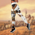 Native American 3D All Over Printed Legging + Cloak