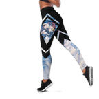 American Pride 3D All Over Printed Legging + Hollow Tank